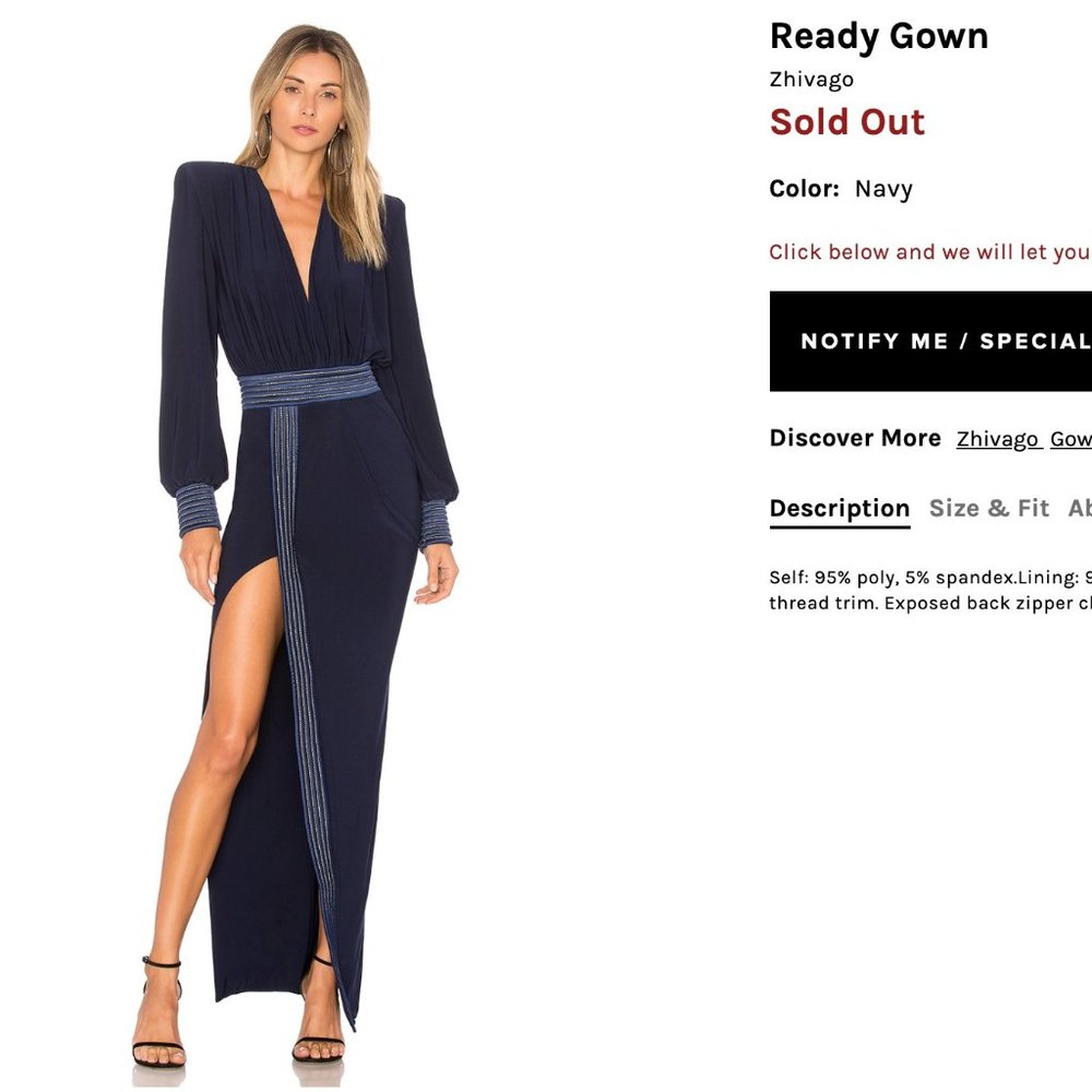 COPY - Zhivago Ready Gown